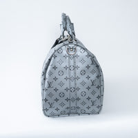 Louis Vuitton Monogram Shadow Metallic Bandouliere Keepall Size 50