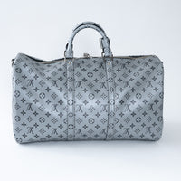 Louis Vuitton Monogram Shadow Metallic Bandouliere Keepall Size 50