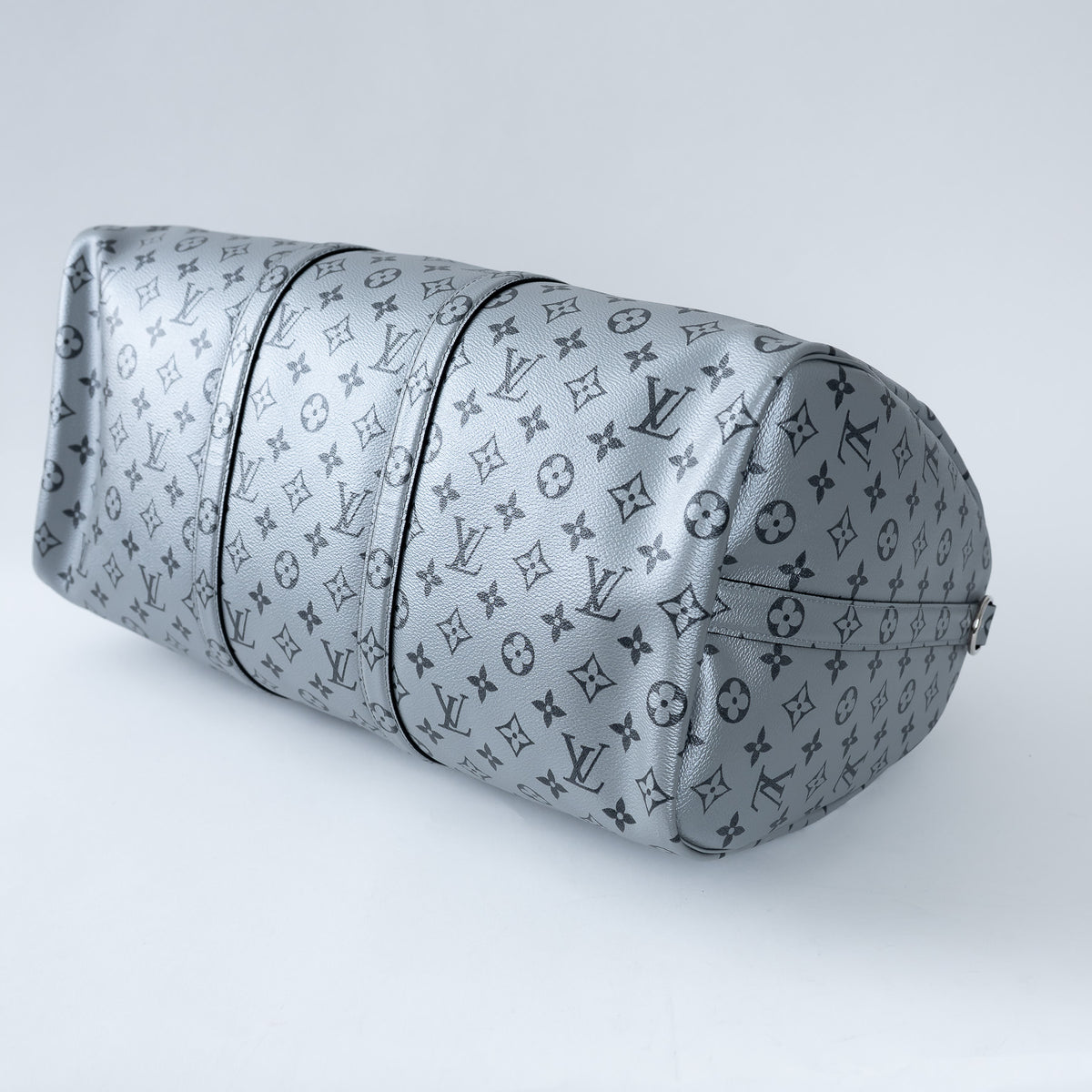 Louis Vuitton Monogram Shadow Metallic Bandouliere Keepall Size 50