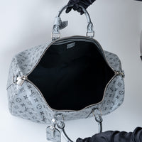 Louis Vuitton Monogram Shadow Metallic Bandouliere Keepall Size 50