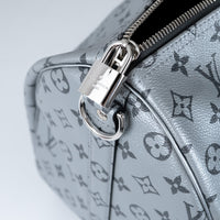 Louis Vuitton Monogram Shadow Metallic Bandouliere Keepall Size 50