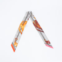 Hermes Tassel Print Silk Twilly