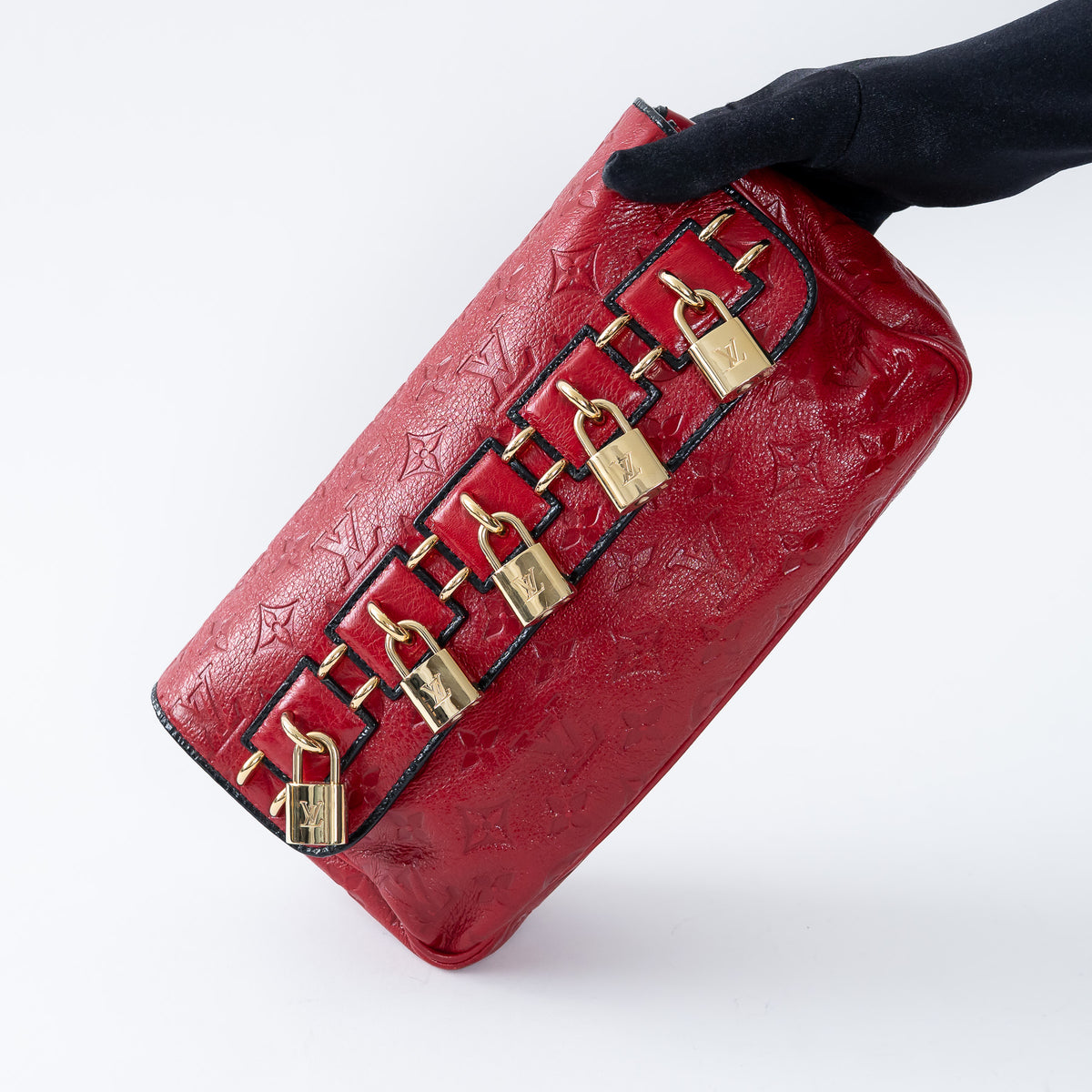 LV red Empreinte Monogram "My Deer Enigme" Clutch