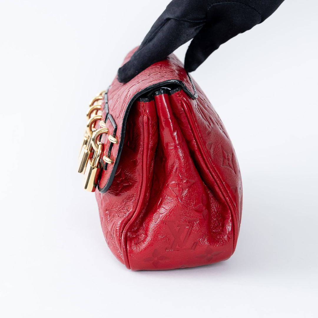LV red Empreinte Monogram "My Deer Enigme" Clutch