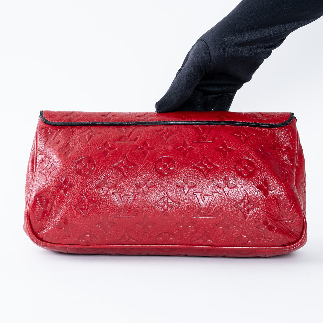 LV red Empreinte Monogram "My Deer Enigme" Clutch