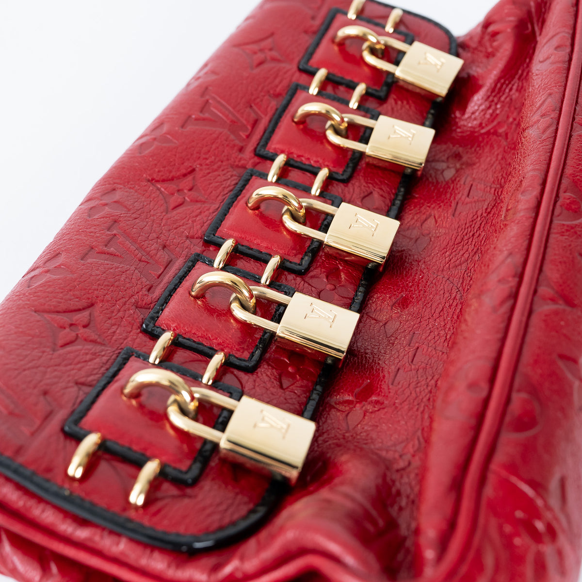 LV red Empreinte Monogram "My Deer Enigme" Clutch