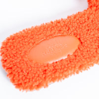 Hermes Orange Shearling Oran Sandals Size 39