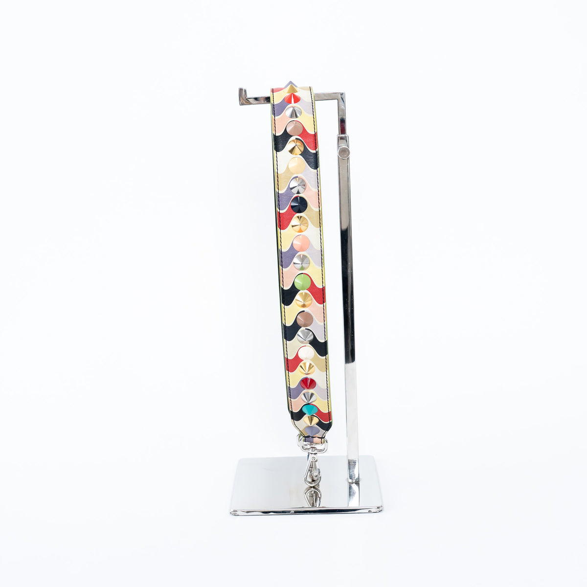 Fendi Multicolour Leather Studded Strap