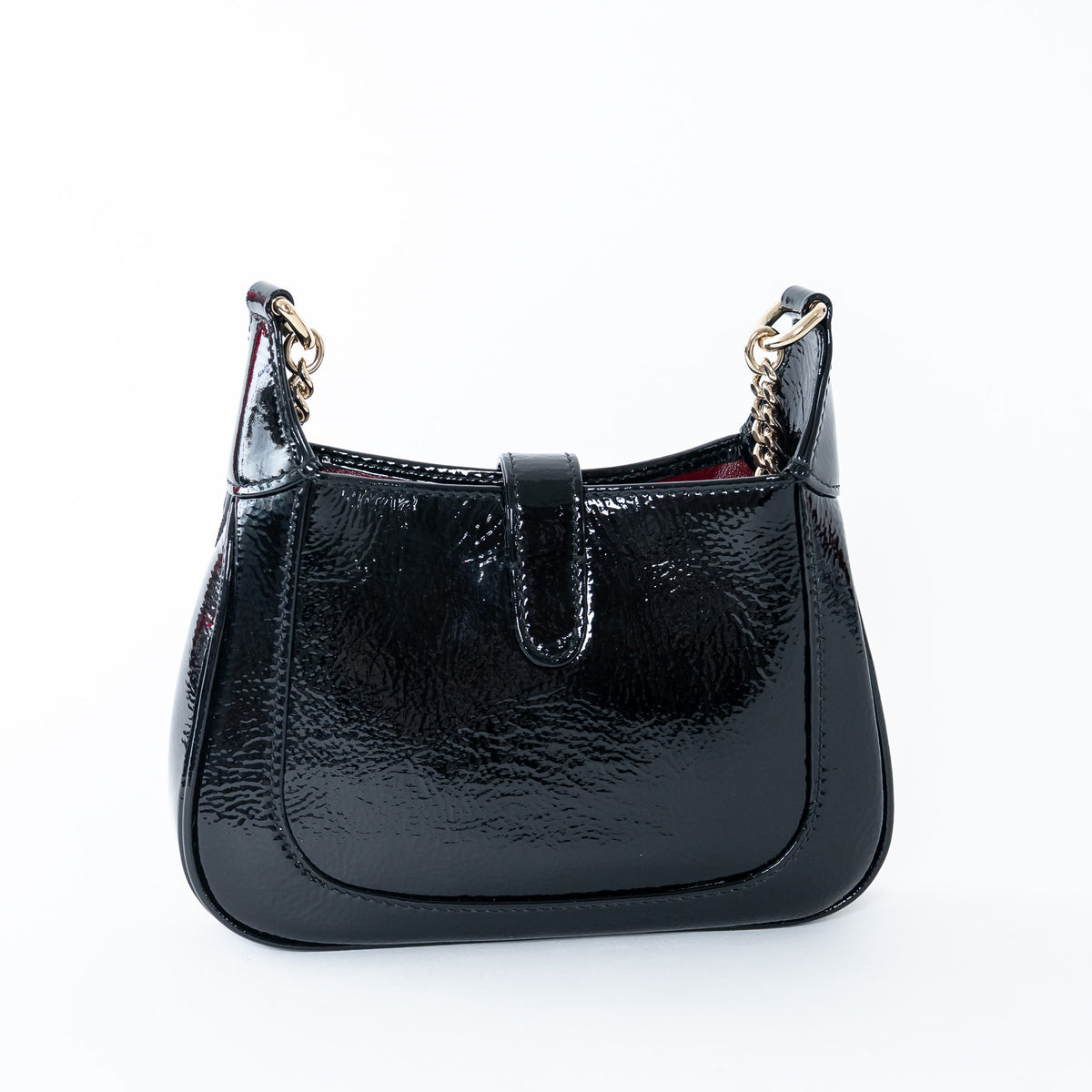 Gucci Mini Patent Leather Jackie Crossbody Bag