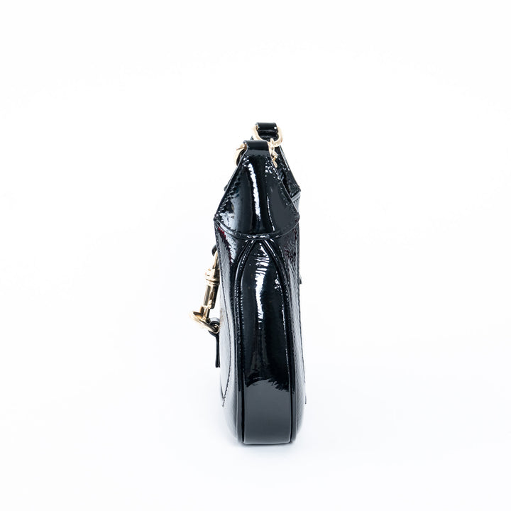 Gucci Mini Patent Leather Jackie Crossbody Bag