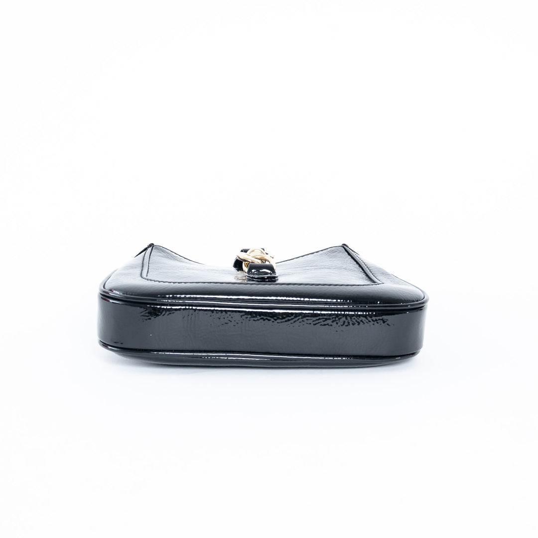 Gucci Mini Patent Leather Jackie Crossbody Bag