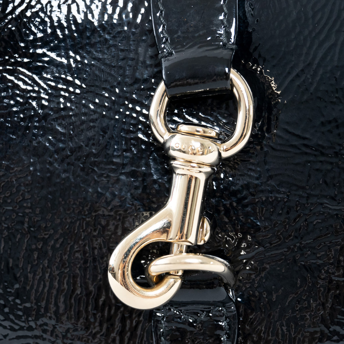 Gucci Mini Patent Leather Jackie Crossbody Bag