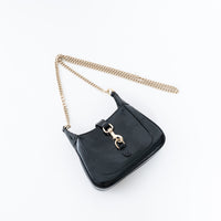Gucci Mini Patent Leather Jackie Crossbody Bag