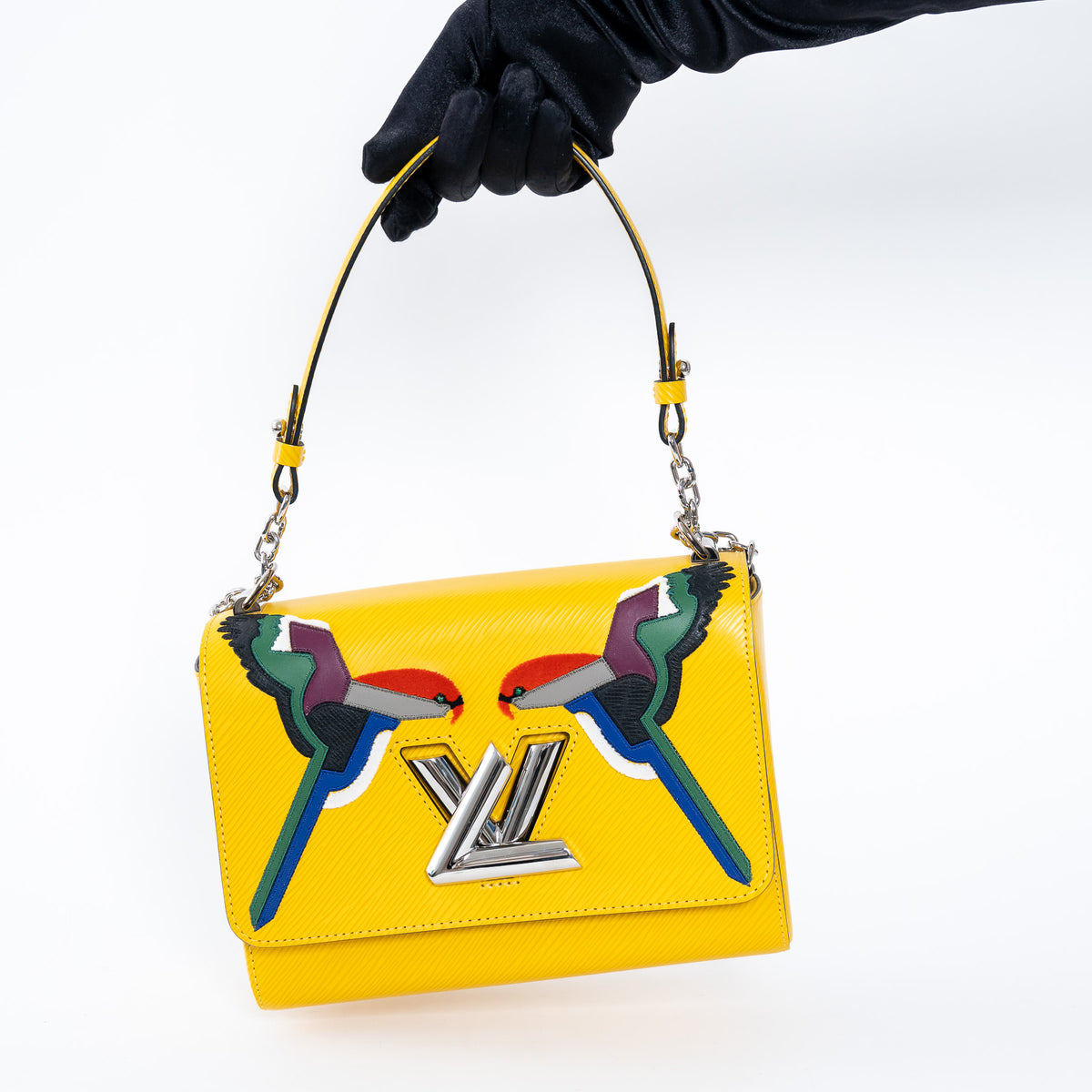 Louis Vuitton Yellow Epi Leather Early Bird Twist Bag MM Size