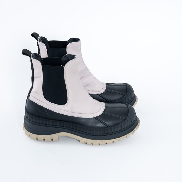 Ganni Canvas Chelsea Winter Boots Size 37