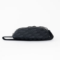 Dior Men's Black Oblique Canvas Scarab Sling Crossbody Bag