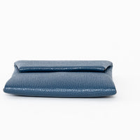 Hermes Navy Blue Epsom Leather Bastia Change Purse