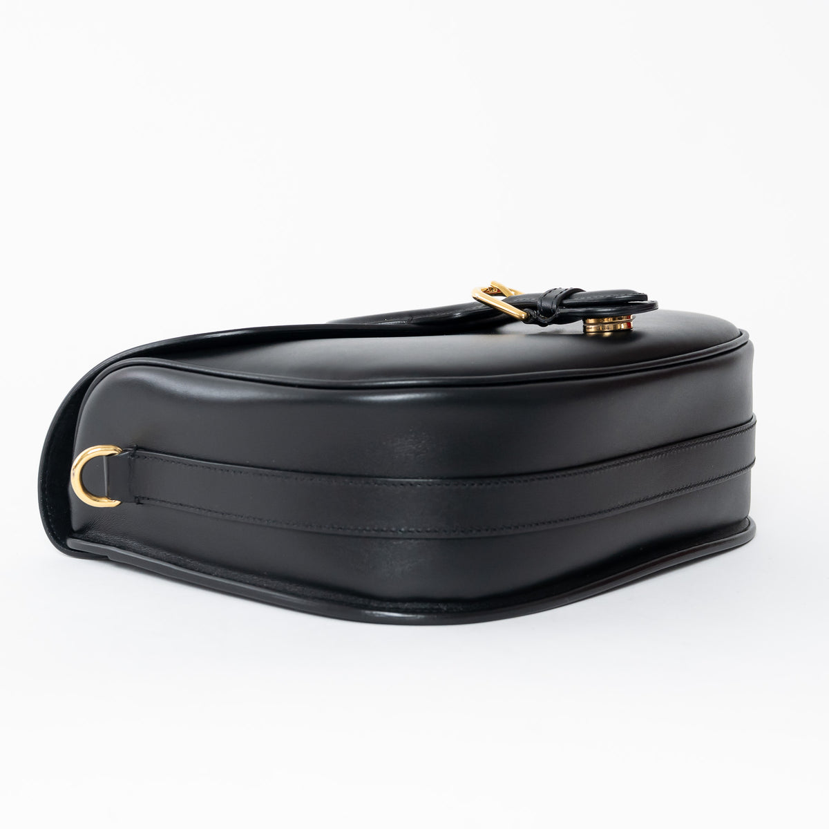 Dior Black Grained Calfskin Medium Dior Bobby Bag