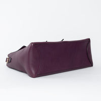 Chloe Deep Purple Calfskin Leather Medium Faye Day Bag