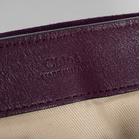 Chloe Deep Purple Calfskin Leather Medium Faye Day Bag
