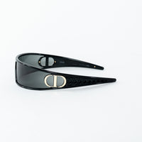 Dior Black Nylon VeryDior M1U Mask Sunglasses