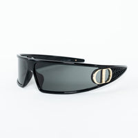 Dior Black Nylon VeryDior M1U Mask Sunglasses