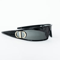 Dior Black Nylon VeryDior M1U Mask Sunglasses
