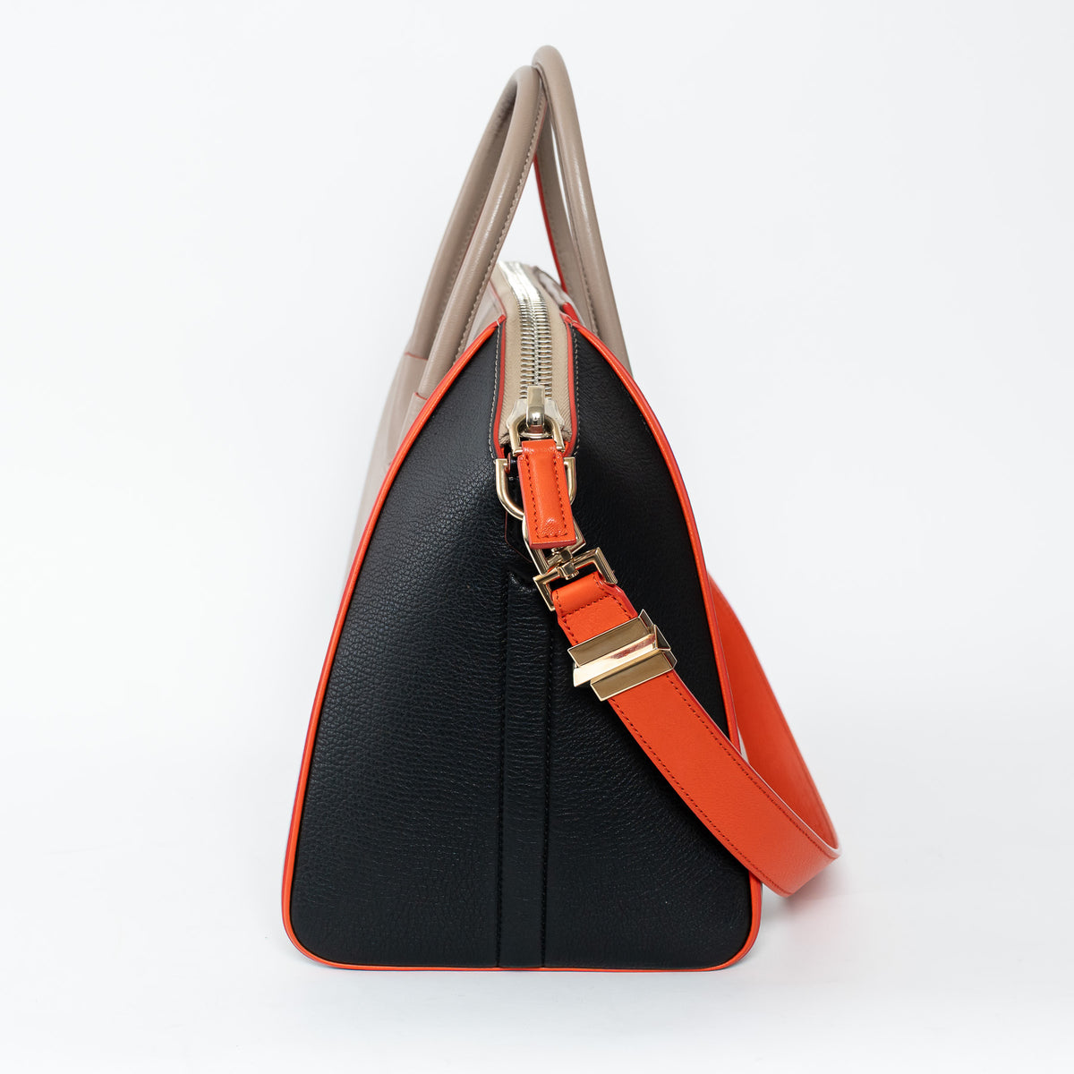 Givenchy Beige Tri-color Goatskin Leather Medium Antigona Handbag