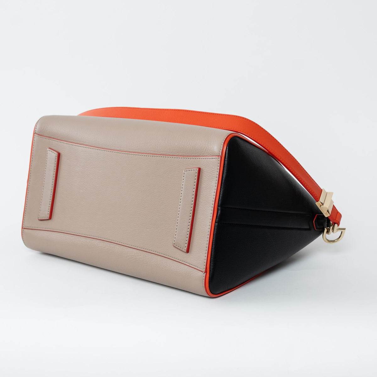 Givenchy Beige Tri-color Goatskin Leather Medium Antigona Handbag