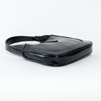 Gucci Black Patent Leather Medium Jackie 1961 Shoulder Bag