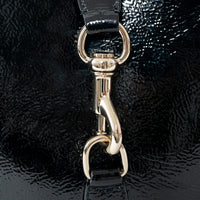 Gucci Black Patent Leather Medium Jackie 1961 Shoulder Bag