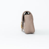 Gucci Mauve Nappa Leather GG Marmont Super Mini Crossbody Bag