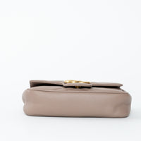 Gucci Mauve Nappa Leather GG Marmont Super Mini Crossbody Bag