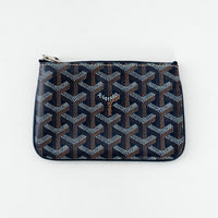 Goyard Black Goyardine Canvas Senat Mini Pouch