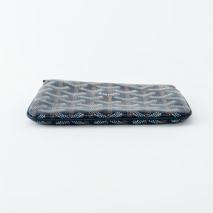 Goyard Black Goyardine Canvas Senat Mini Pouch