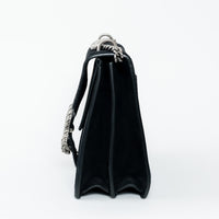 Gucci Black Suede Large Dionysus Flap Bag
