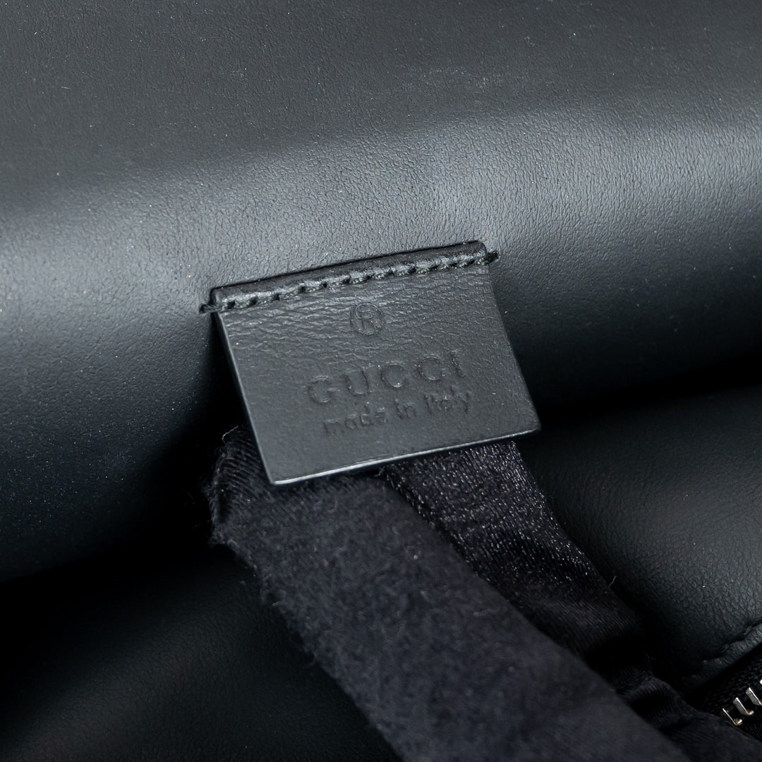 Gucci Black Suede Large Dionysus Flap Bag