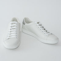 Gucci White Leather Perforated GG Low Top Sneakers Size 39.5