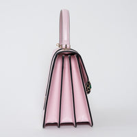 Bvlgari Blush Pink Calf Leather Small Serpenti Forever Top Handle Handbag