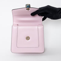 Bvlgari Blush Pink Calf Leather Small Serpenti Forever Top Handle Handbag