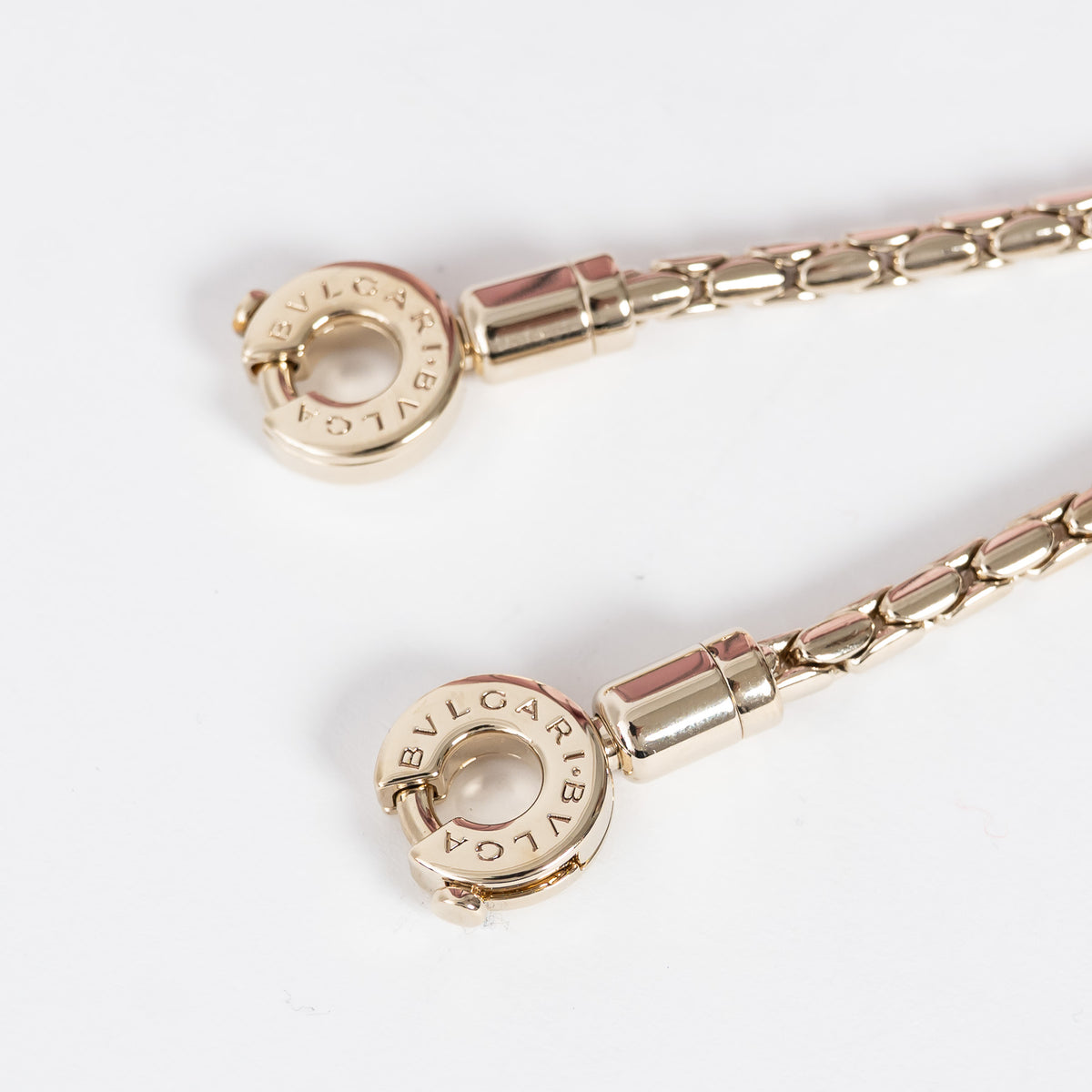 Bvlgari Blush Pink Calf Leather Small Serpenti Forever Top Handle Handbag