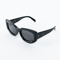 Celine Black Bold Frame Sunglasses with Tinted Lenses