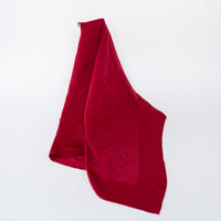 Louis Vuitton Red Monogram Silk Scarf
