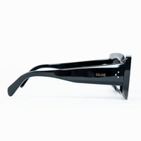 Celine Black Bold Frame Sunglasses with Tinted Lenses