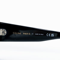 Celine Black Bold Frame Sunglasses with Tinted Lenses