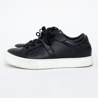 Hermes Black Calfskin Leather Day Sneakers Size 35
