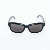 Balenciaga Black Rectangular Frame Sunglasses with Logo Detail