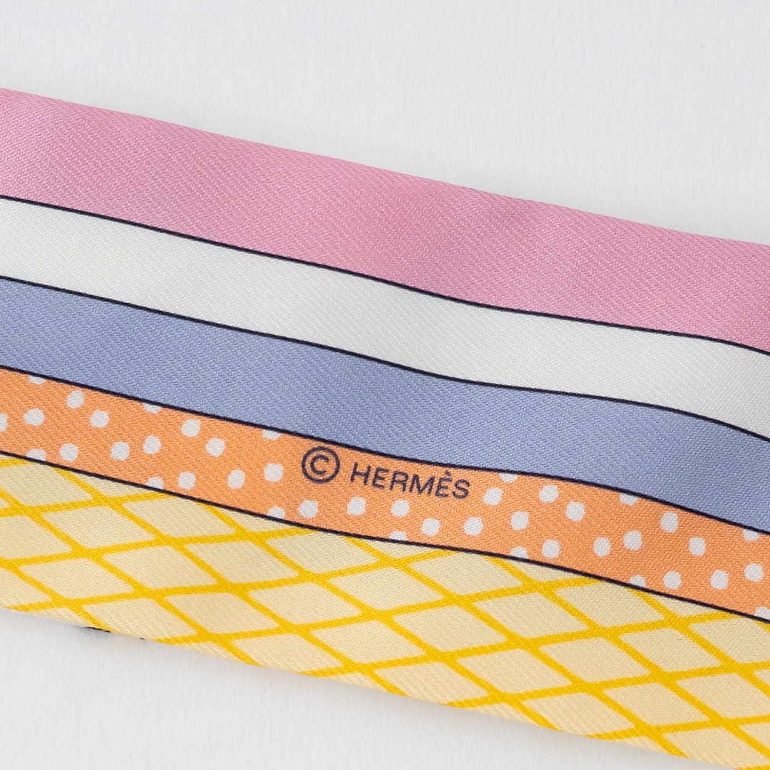 Hermes White Multicolour Grand Theatre Nouveau Twilly