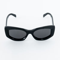 Celine Black Bold Frame Sunglasses with Tinted Lenses