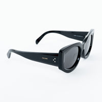 Celine Black Bold Frame Sunglasses with Tinted Lenses